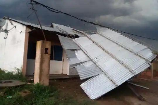Un fuerte temporal castigó a gran parte de la provincia