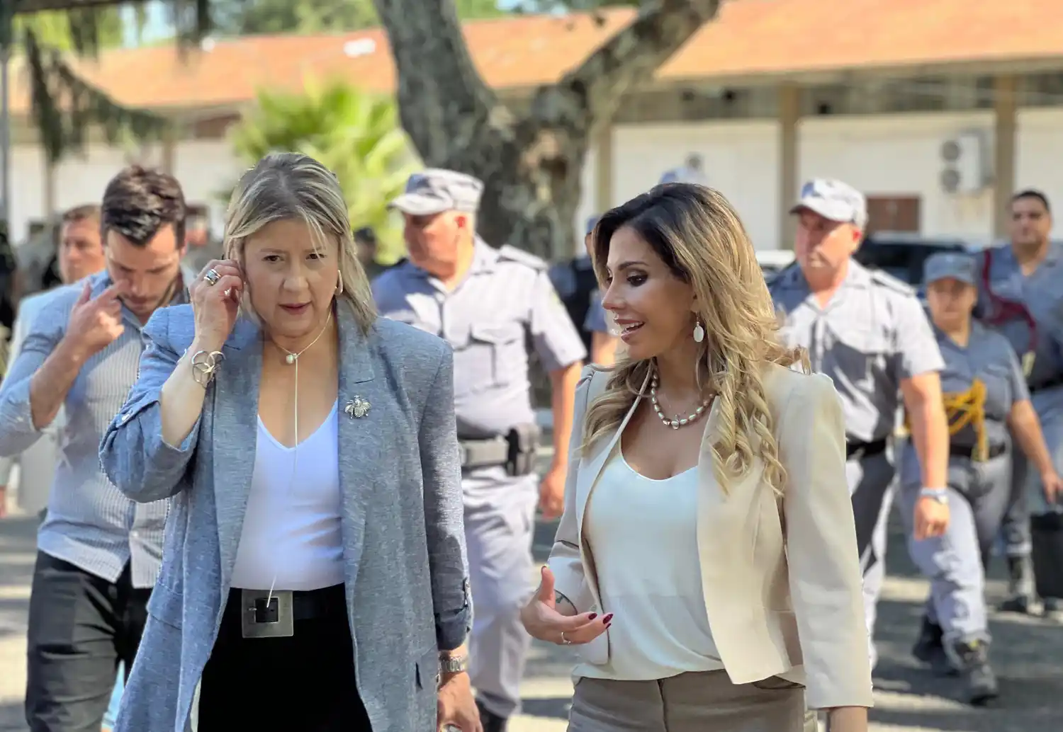 Monteoliva y Romina Diez confirmaron la continuidad del Plan Bandera en Rosario