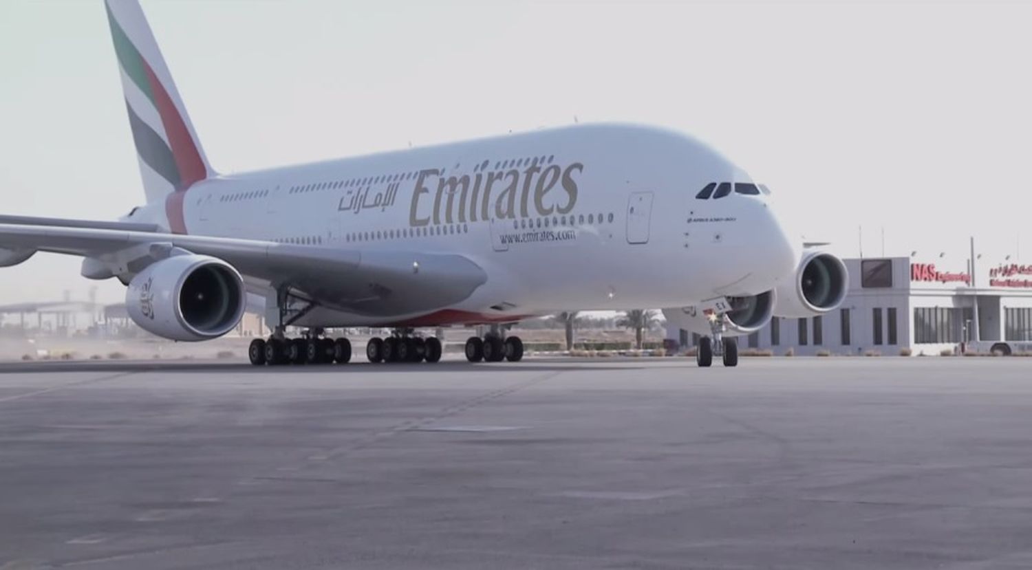 Emirates opera la ruta más corta en Airbus A380