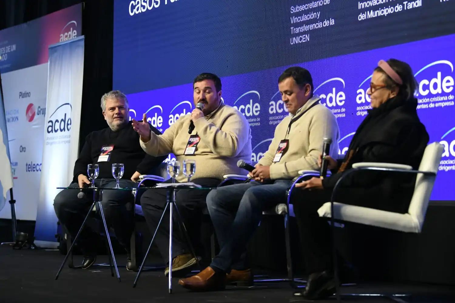 Participaron del panel Matías Ibarra Jiménez, Diego Dalponte y Mauricio Salvatierra