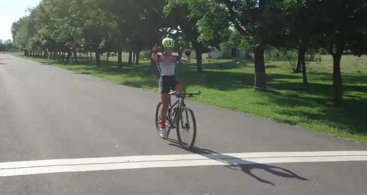 Sebastián Lorido, el ganador del Rural Bike