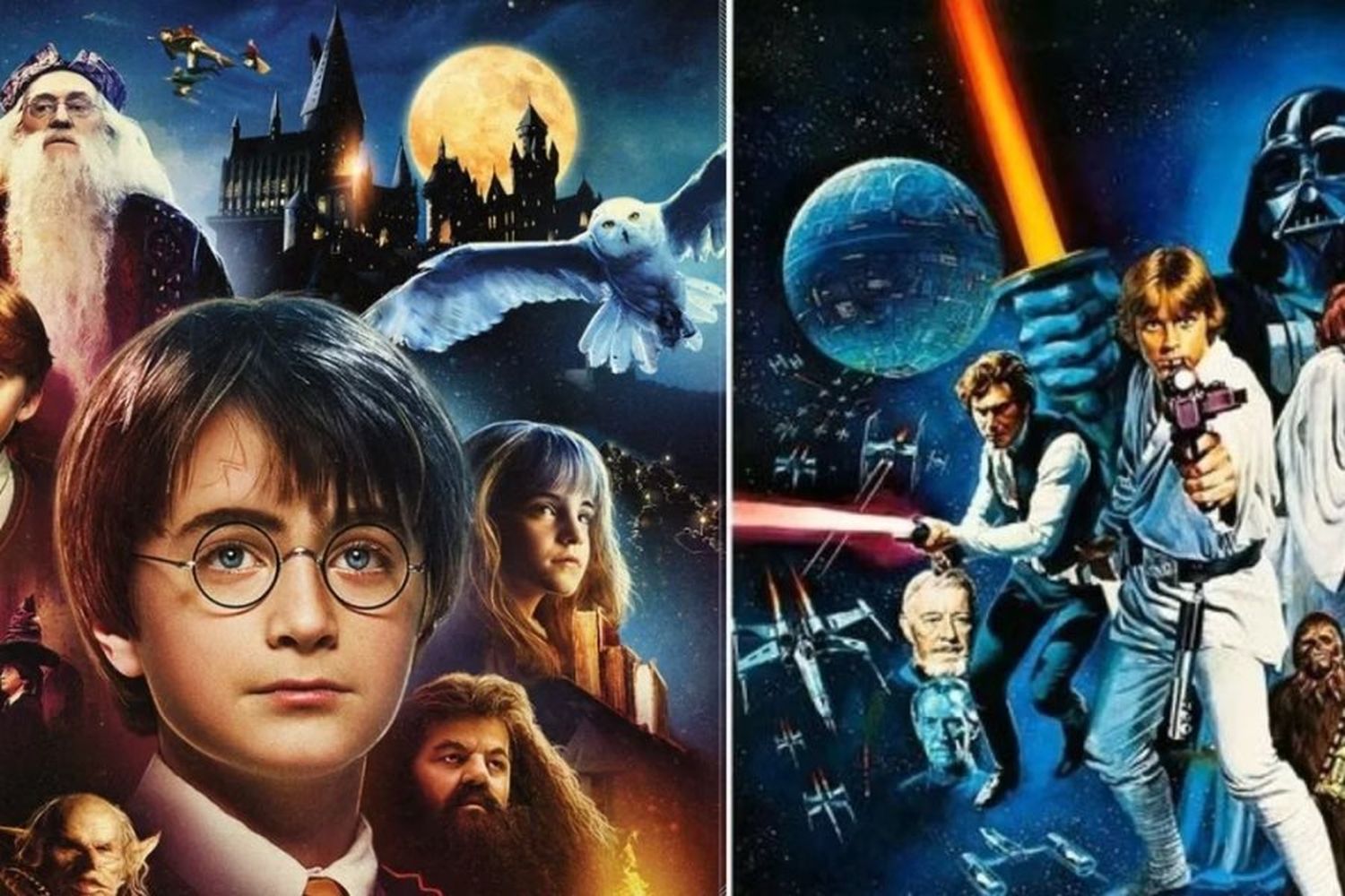 Así se verían los personajes de Harry Potter si vivieran en el mundo de Star Wars