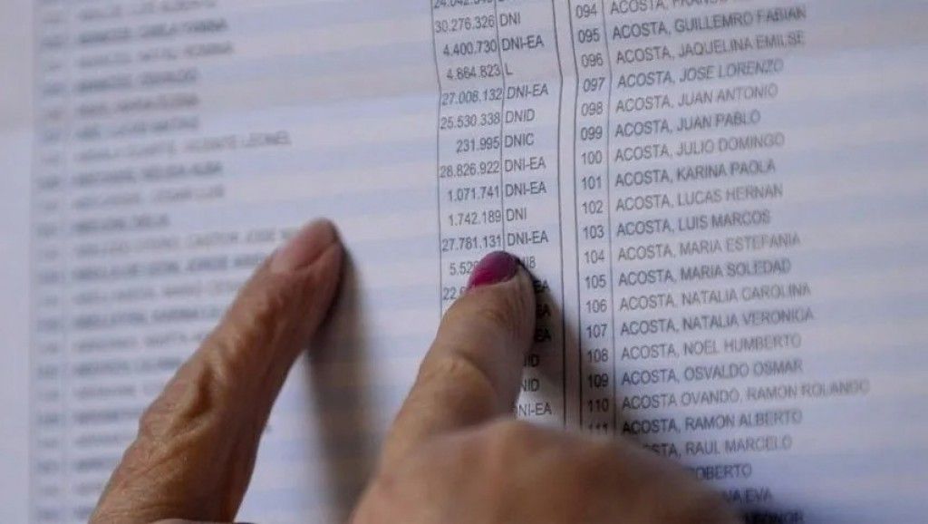 Se utilizará un nuevo padrón electoral estas elecciones.