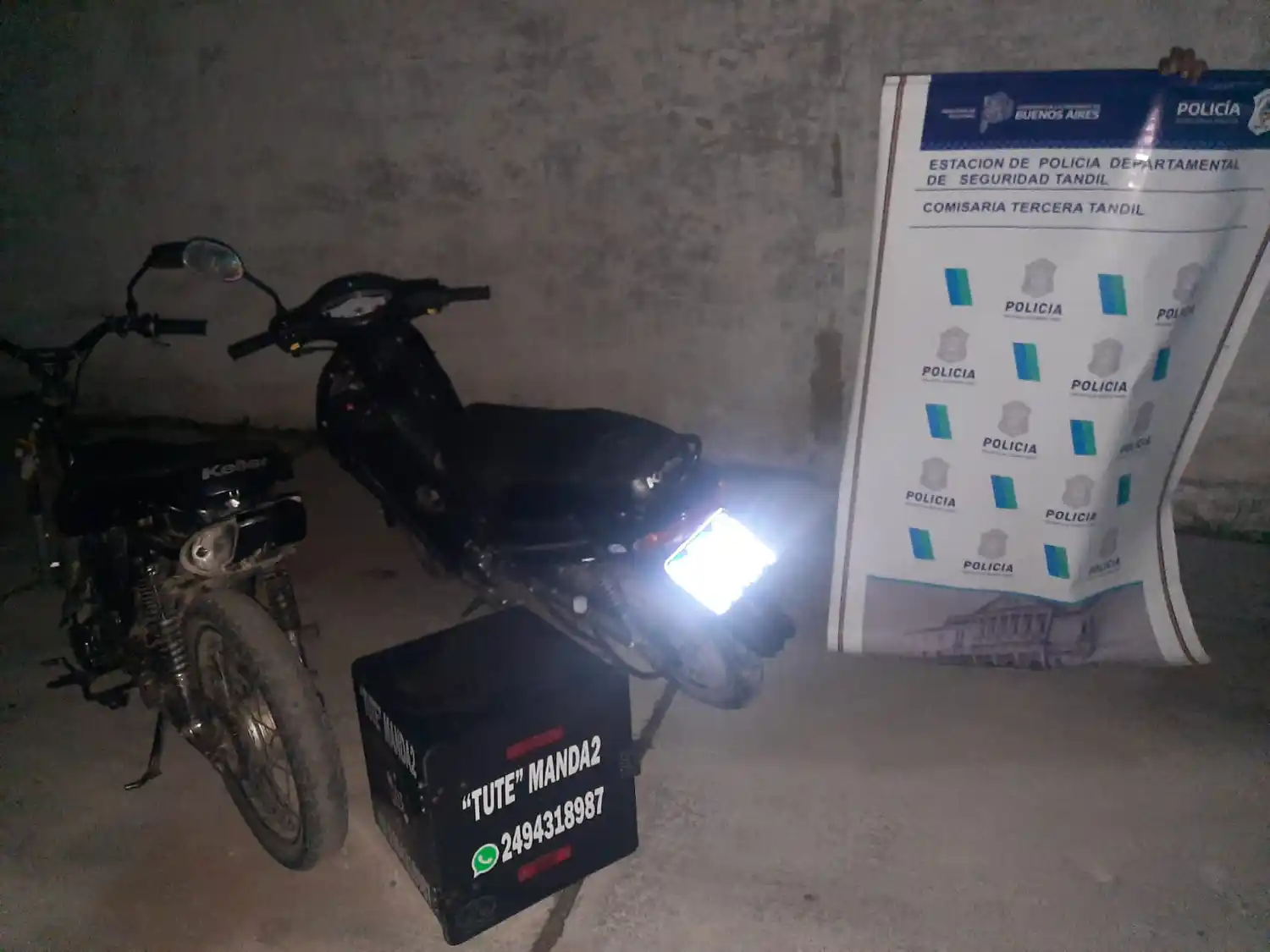 Tras una breve persecución, recuperaron dos motocicletas que habían sido robadas
