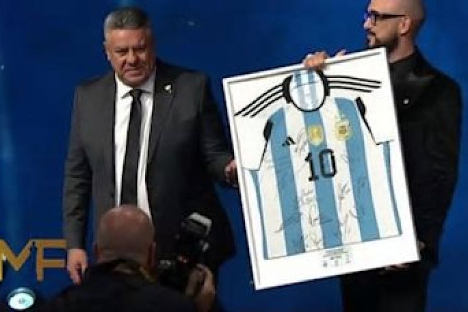 La Selección Argentina homenajeada en los Martín Fierro