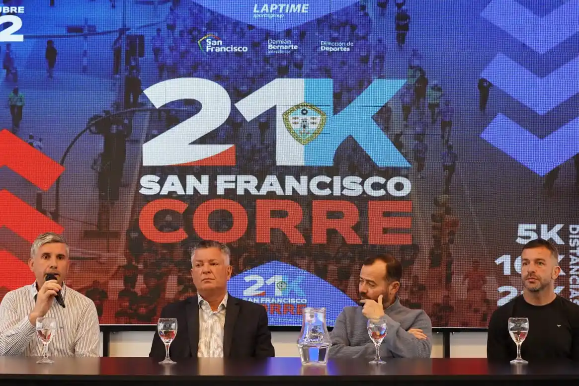 Se presentó la 8ª edición de la media maratón “San Francisco Corre 21K"
