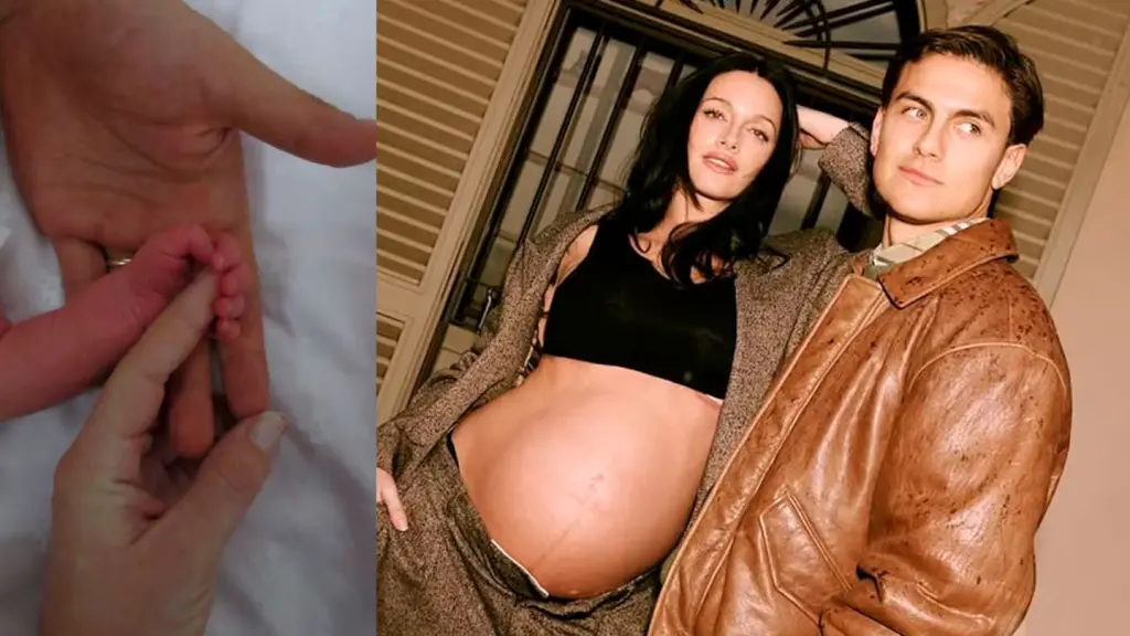 Nació Gia, la primera hija de Oriana Sabatini y Paulo Dybala