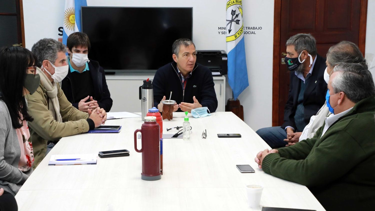 La provincia coordina acciones de control al trabajo en Coronda, Santa Rosa de Calchines y Desvío Arijón
