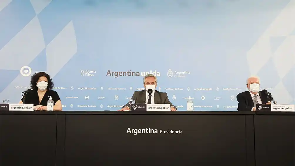 El presidente aseguró que "si todo sale bien" se vacunarán 10 millones de personas a fin de año