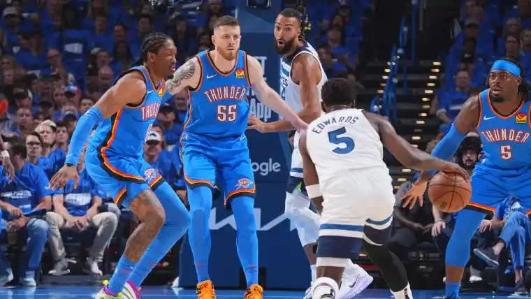 Oklahoma City Thunder derrotó 118 a 103  a Minnesota. Foto:NBA