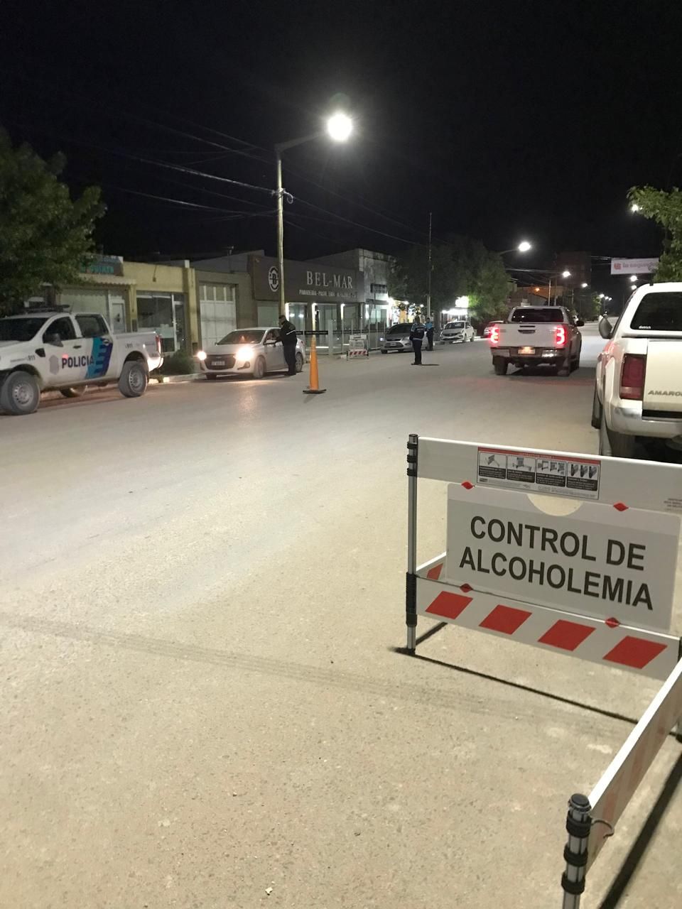 Controles de alcoholemia en Claromecó  