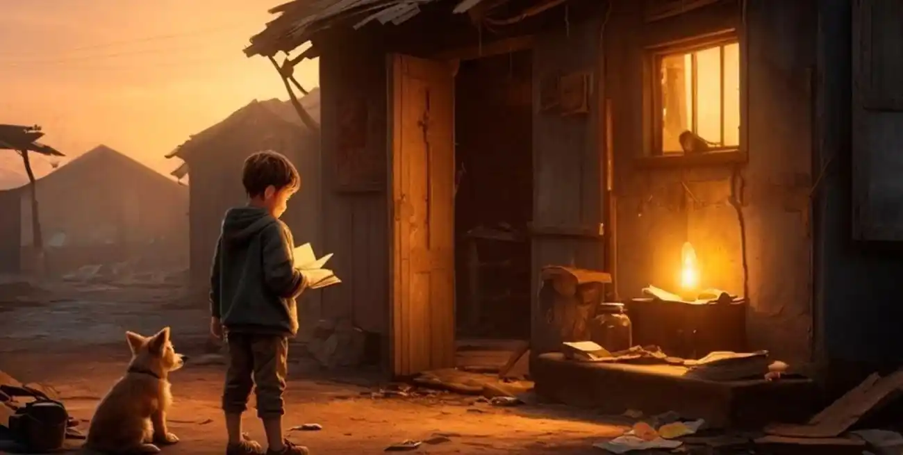 "Miraba a su lado y allí siempre estaba Pichicho, el perrito fiel que lo acompañaba desde que tenía memoria. Sin decir palabra, le pasaba un hueso limpio, (...) lo chupaba con devoción, como si en ese gesto se jugara la vida".