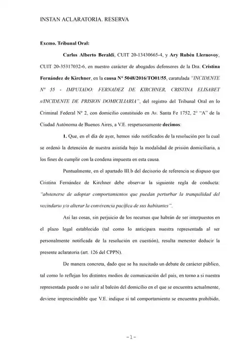 Cristina condenada - 1