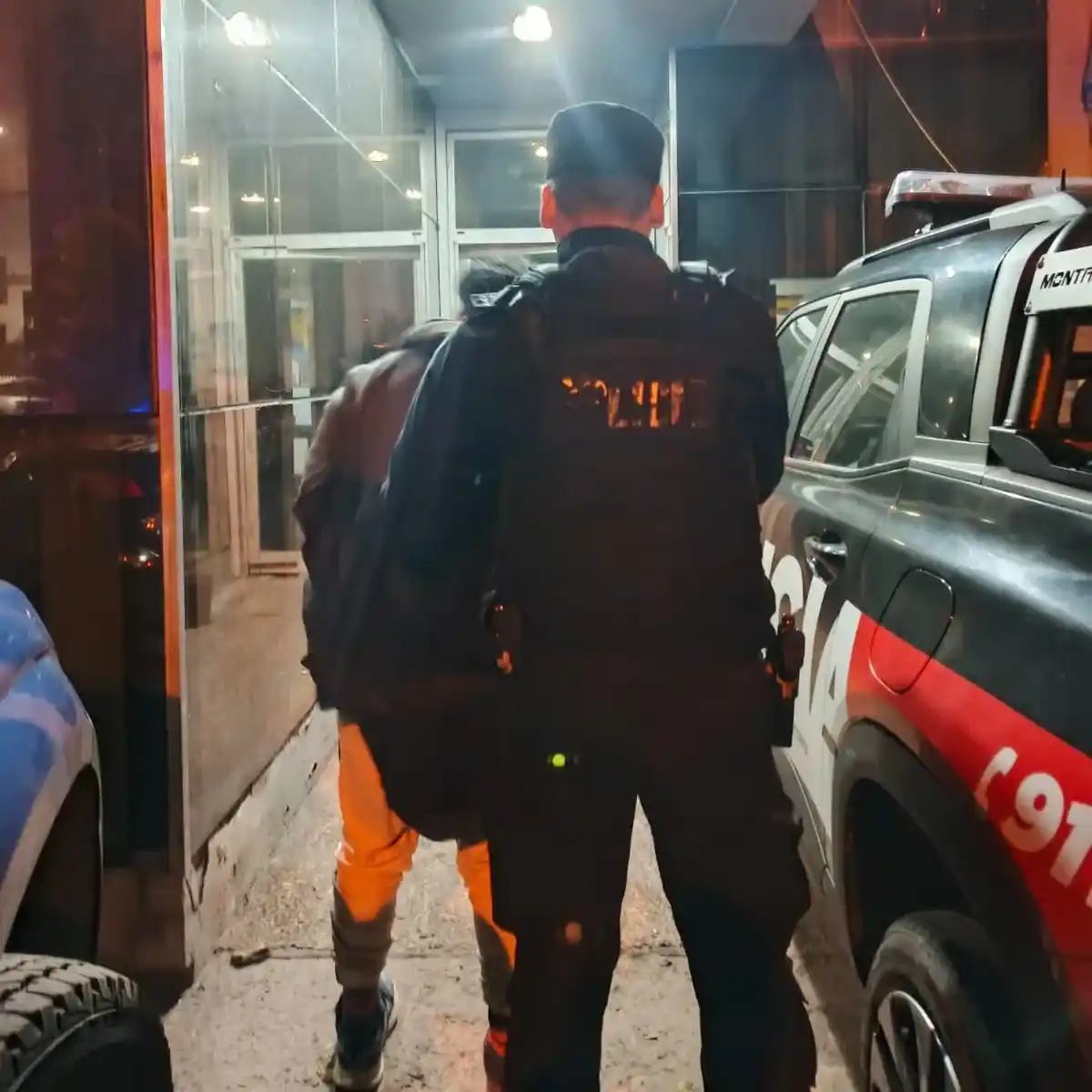 El hombre fue trasladado a sede policial.