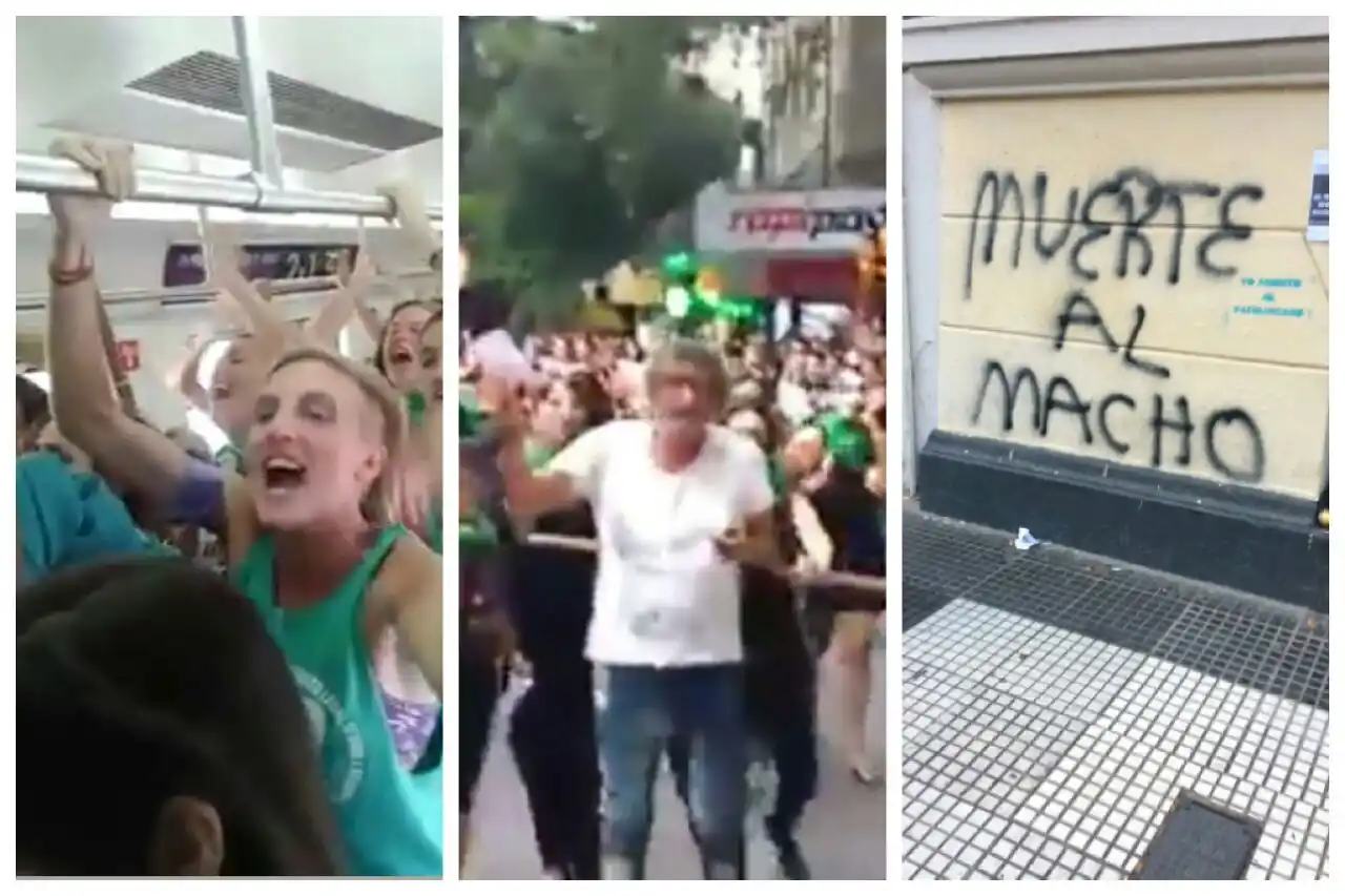 Paro de Mujeres: Los videos más polémicos de la histórica marcha del #8M en Buenos Aires