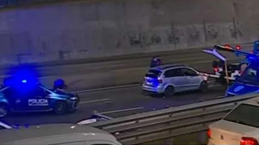 Persecución, tiroteo y choque en la General Paz