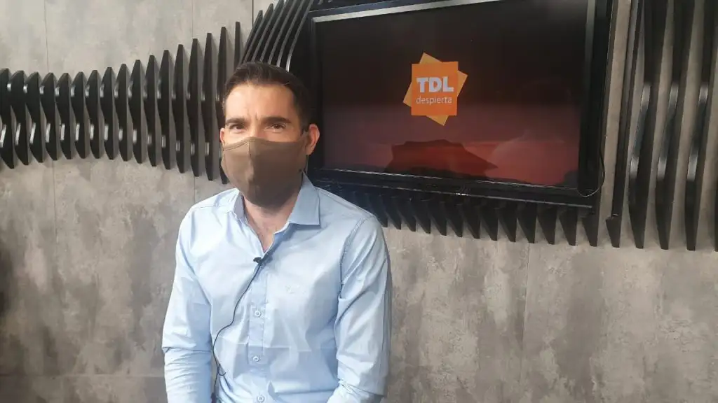 Juan Arrizabalaga en el desayuno de Tandil Despierta