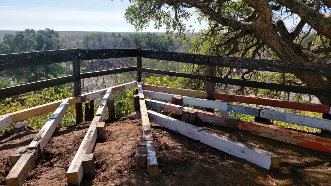 Reponen el mirador del Boulevard que habían retirado para su restauración