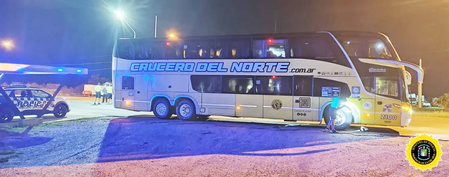 Controles viales: secuestran un colectivo con pedido judicial y detectan caza ilegal