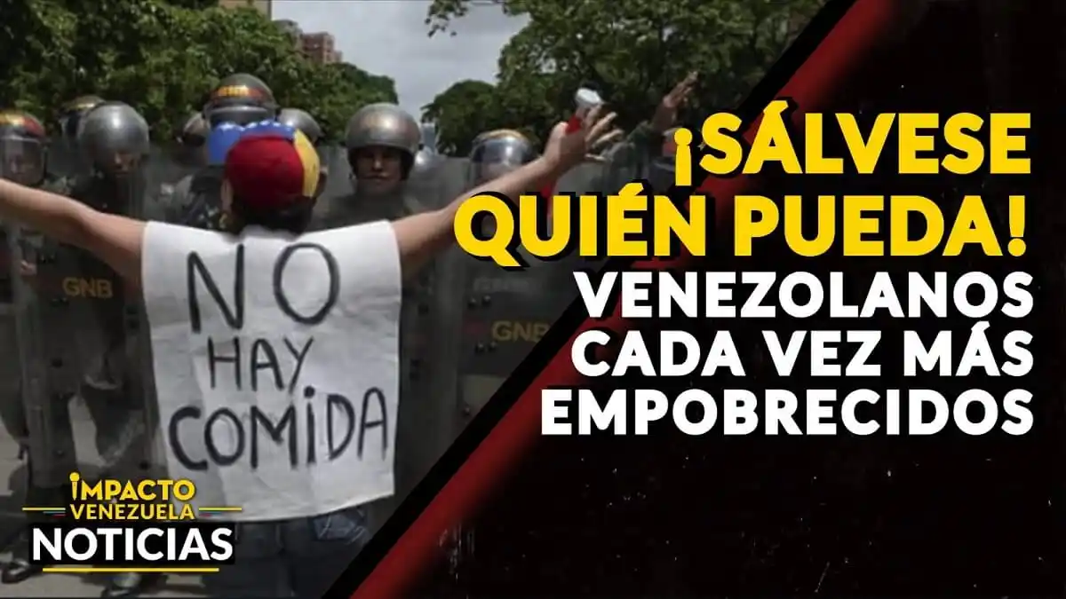 ¡SÁLVESE QUIEN PUEDA! Venezolanos cada vez más empobrecidos – VIDEO