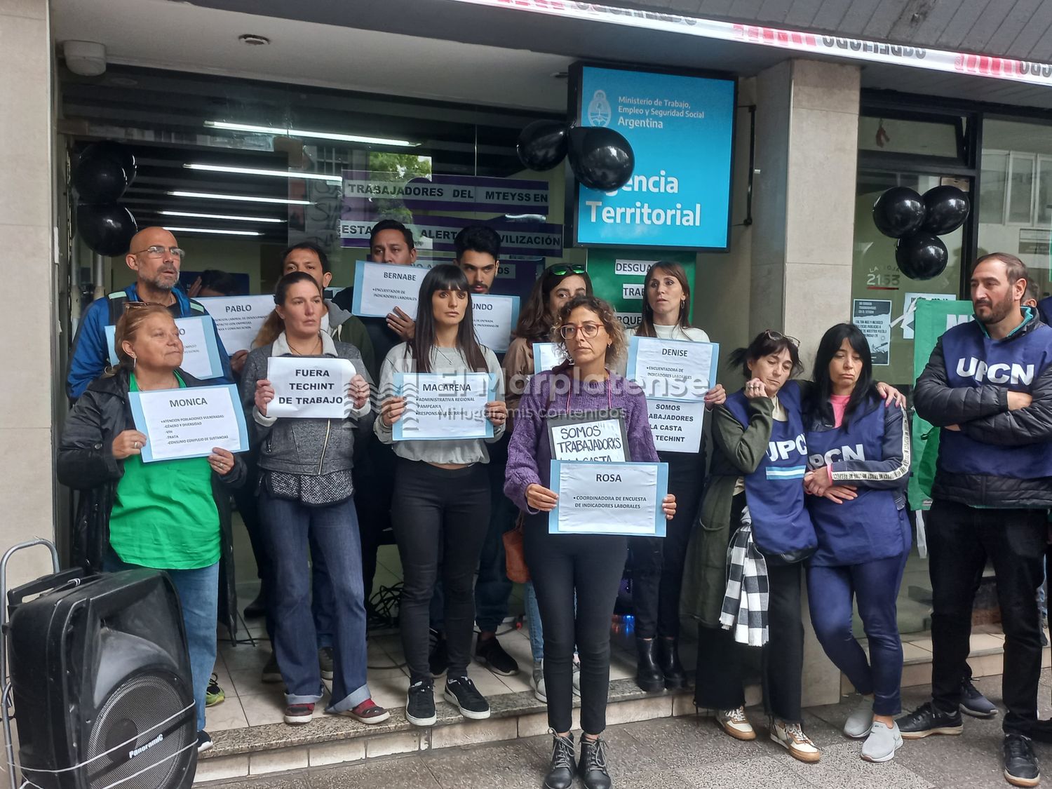 UTHGRA se solidarizó con los trabajadores despedidos