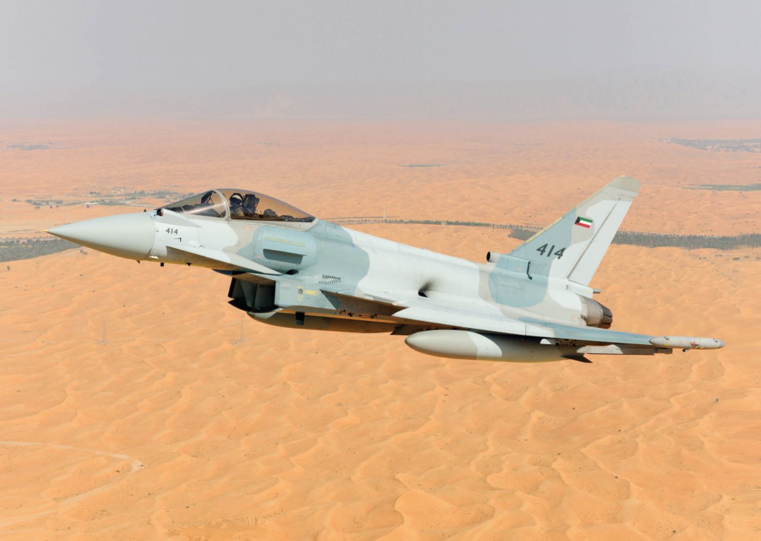 Kuwait received its fifth and sixth Eurofighter Typhoon fighters