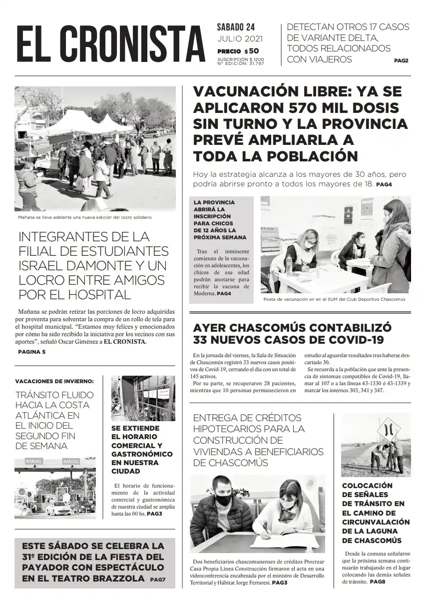 Tapa 24 de julio 2021