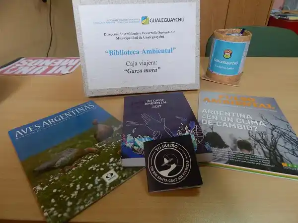 La Biblioteca Ambiental recibió un importante aporte de libros