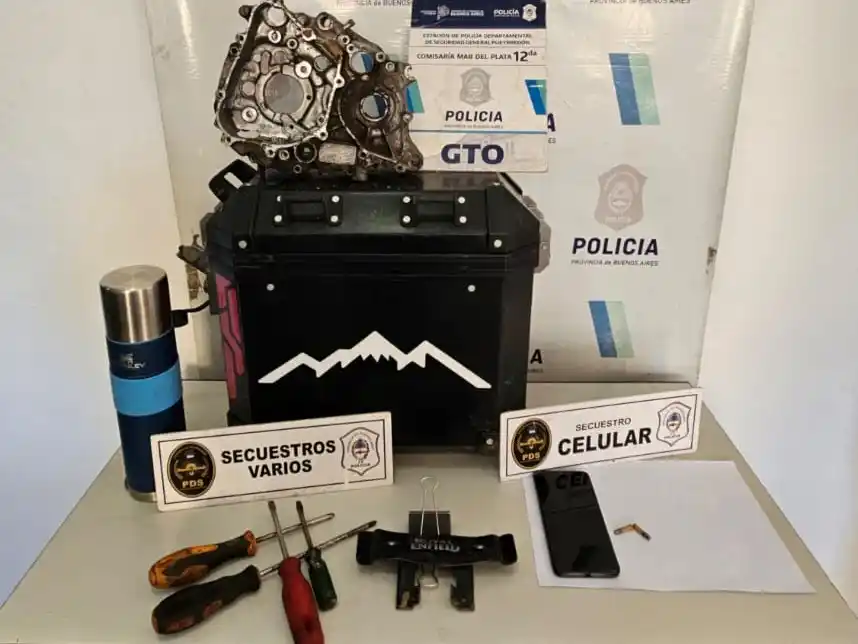 Un allanamiento realizado en una vivienda de Diagonal Urrutia al 2100, permitió el secuestro de distintos objetos.