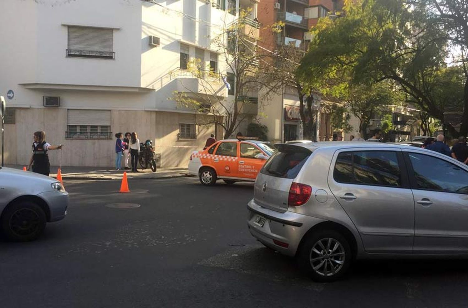 Una ciclista murió tras chocar con un colectivo en Balcarce y Urquiza