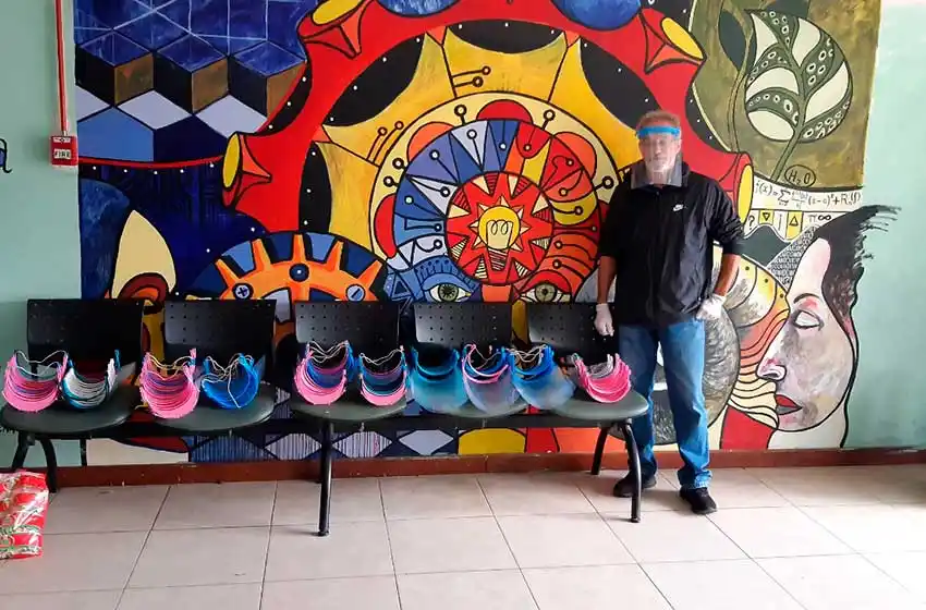 CONICET Mar del Plata fabrica material de protección para 12.000 trabajadores de la salud