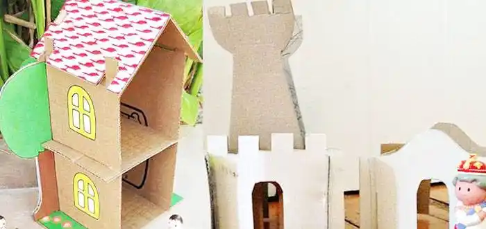 Reciclar y jugar haciendo manualidades