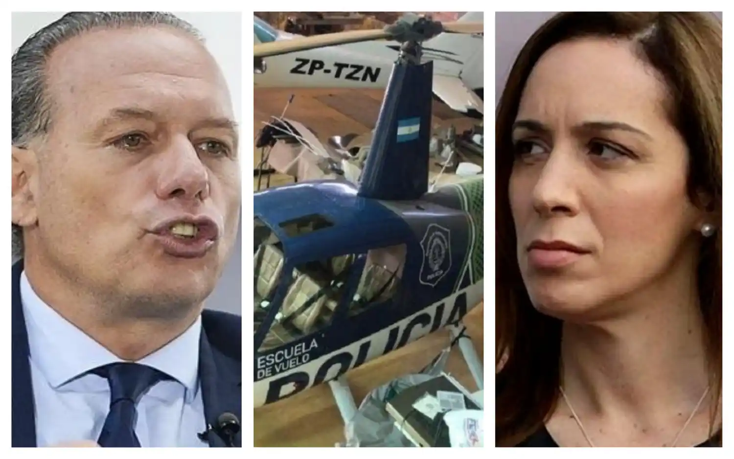 Berni apuntó contra Vidal tras la aparición del helicóptero narco: "Las mafias estaban metidas en su gobierno"