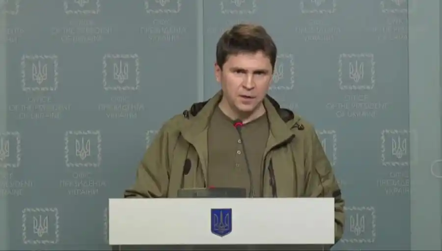 Mykhailo Podoliak, negociador y consejero del presidente ucraniano.