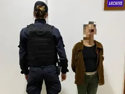 La mujer fue trasladada a la Comisaría.