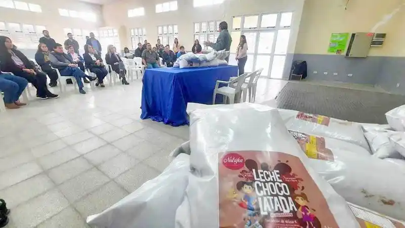 Comenzó una nueva entrega de alimentos
Nutrifor para establecimientos educativos