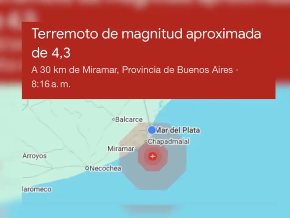 Temblor en Mar del Plata: un geólogo explicó qué pasó y habló sobre la posibilidad de réplicas