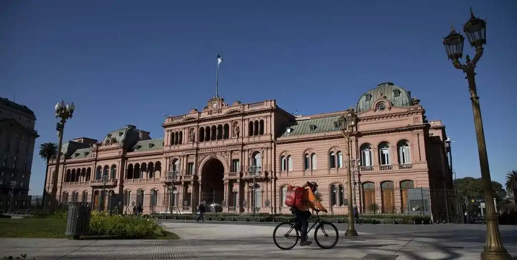 Casa Rosada, la sede gubernamental del gobierno federal.