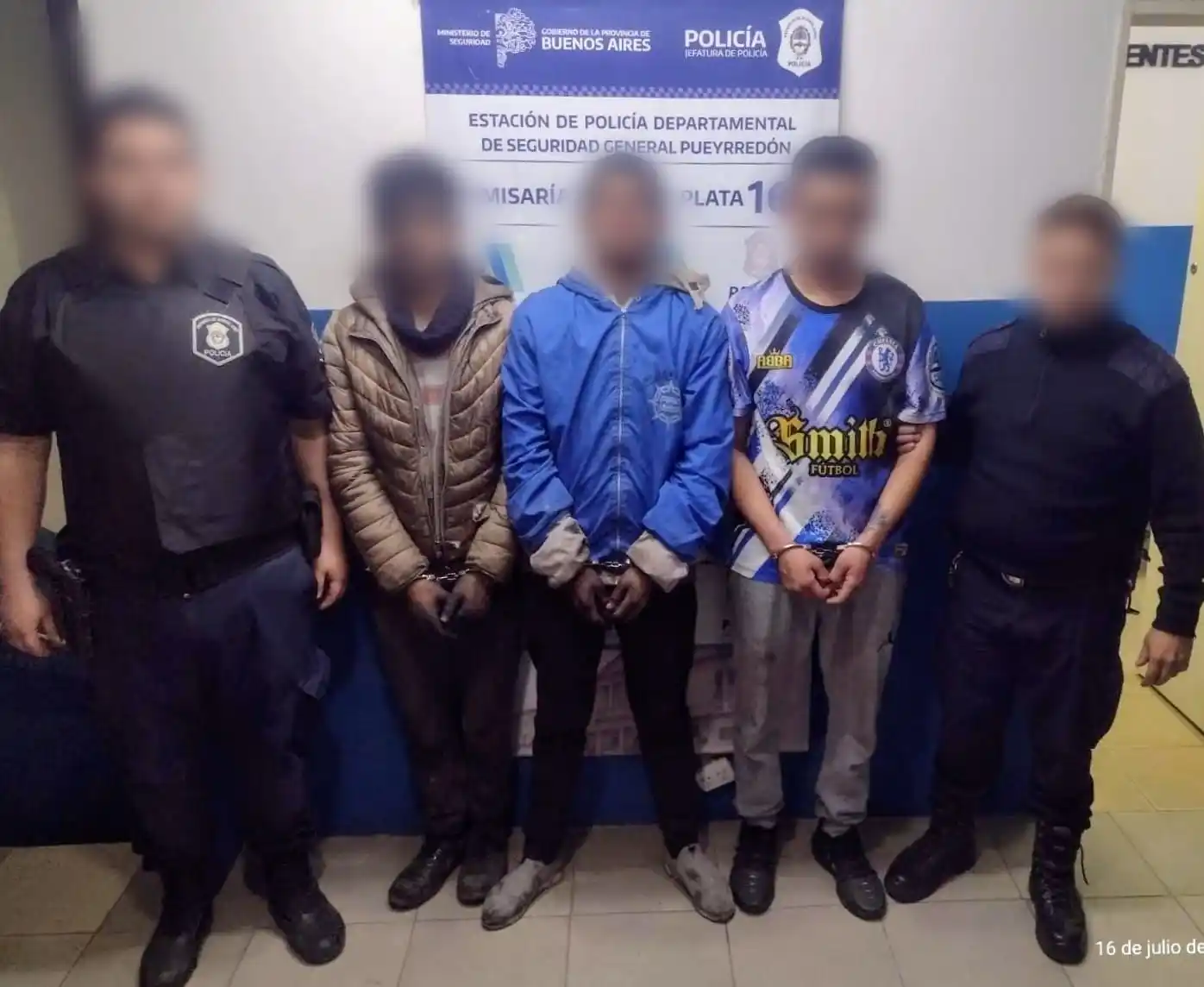 Tres mayores y un menor de edad fueron aprehendidos