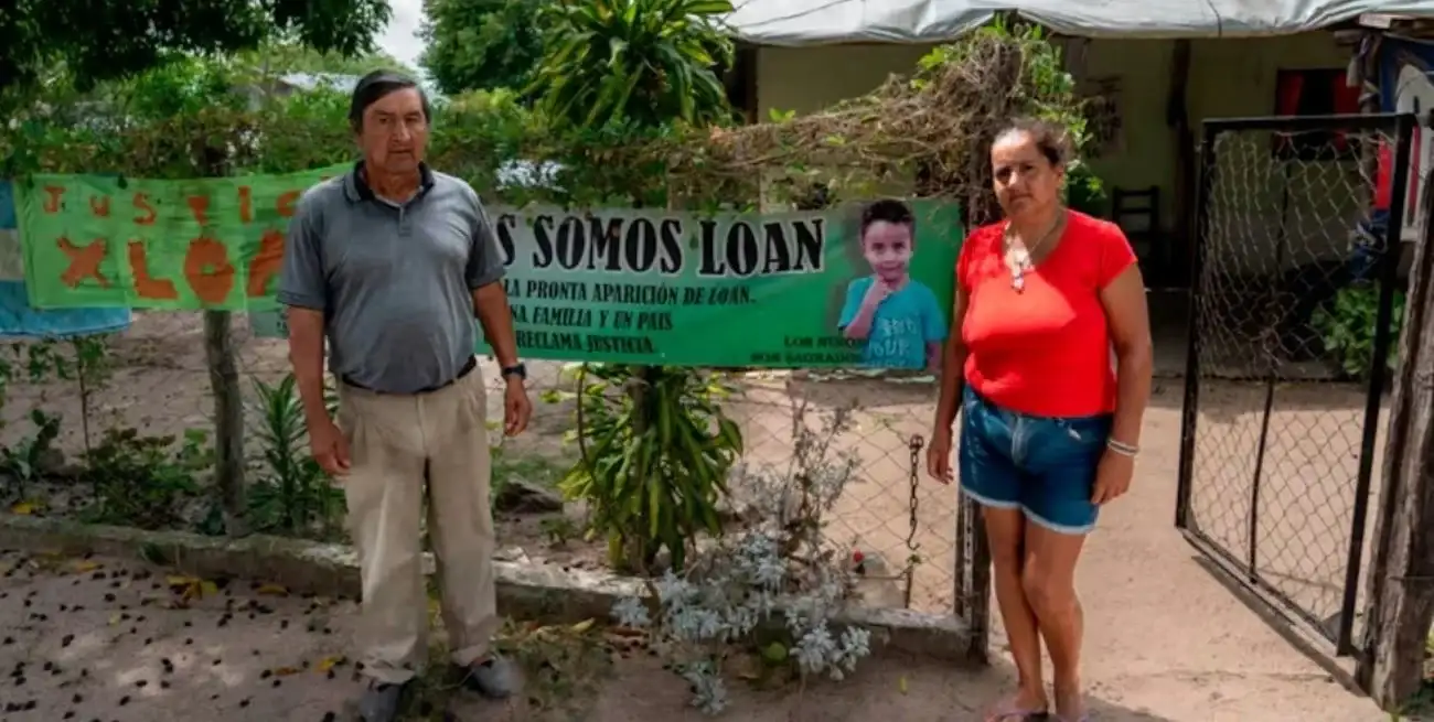 Los papás de Loan Danilo Peña.