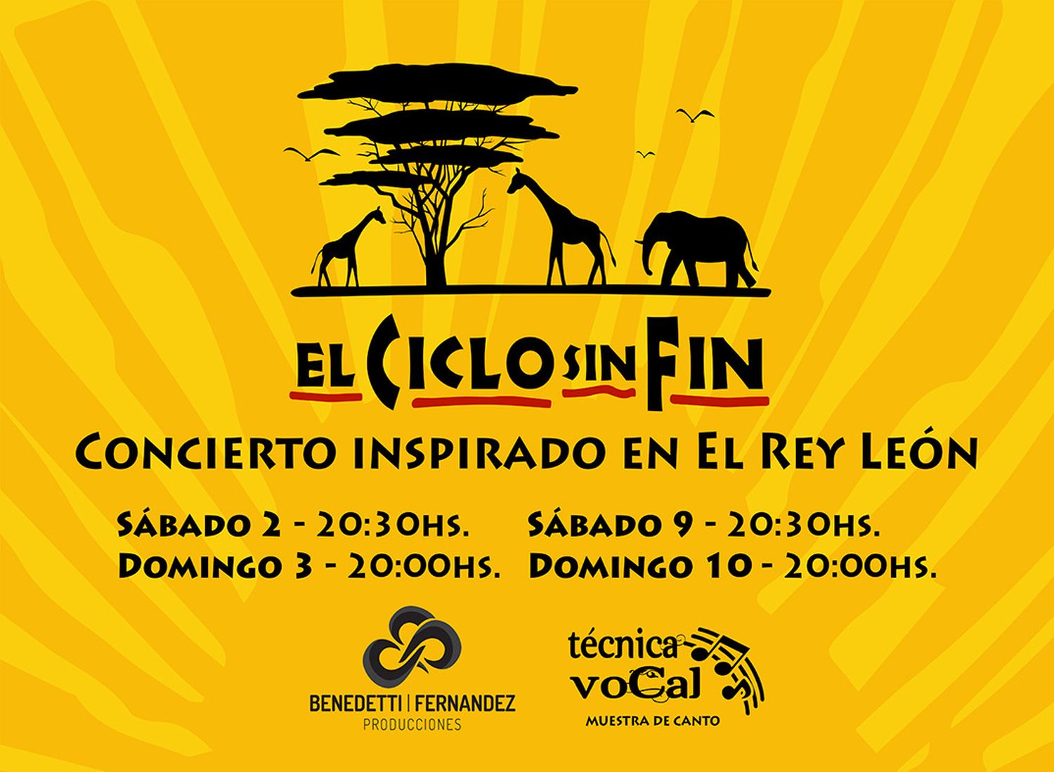 Llega el musical "El ciclo sin fin" al Teatro Gualeguaychú, un concierto inspirado en la película del Rey León