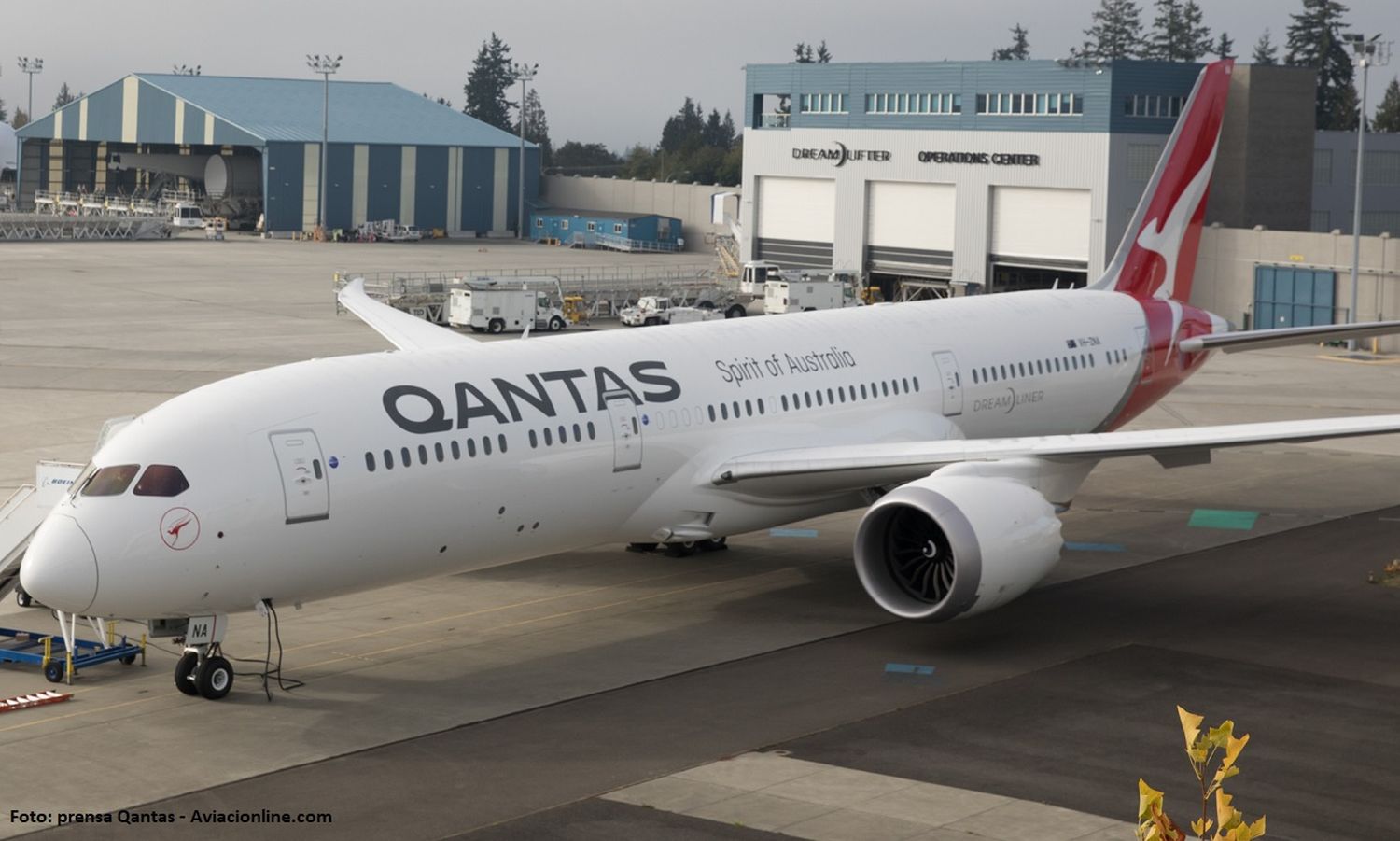 Qantas realizó el primer vuelo entre Estados Unidos y Australia utilizando biocombustibles