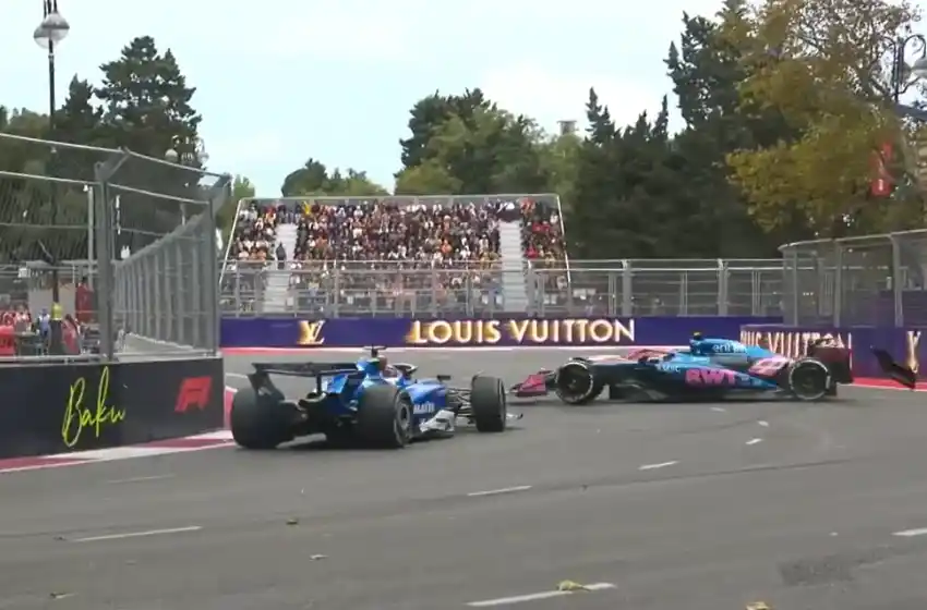 Fórmula 1: Colapinto arrancó brillante, pero un choque lo marginó nuevamente al fondo