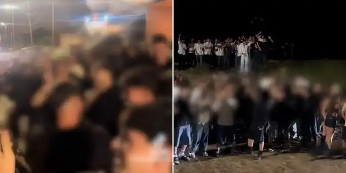 Por los desmanes, hay un detenido.