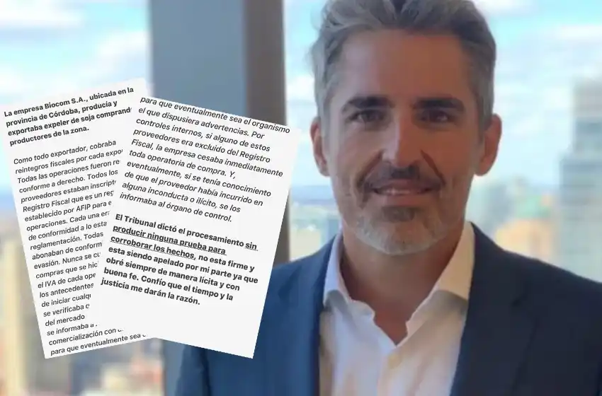 Luego del procesamiento, Nicolás Paladini apuntó contra la Justicia