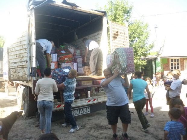 Navidad solidaria para 220 familias