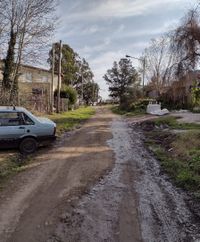 Una calle en mal estado