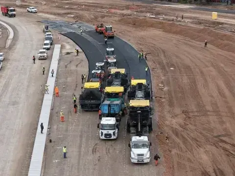 Avanzan las obras de repavimentación del autódromo "Juan y Oscar Gálvez" de la ciudad de Bs.As.Foto:NA