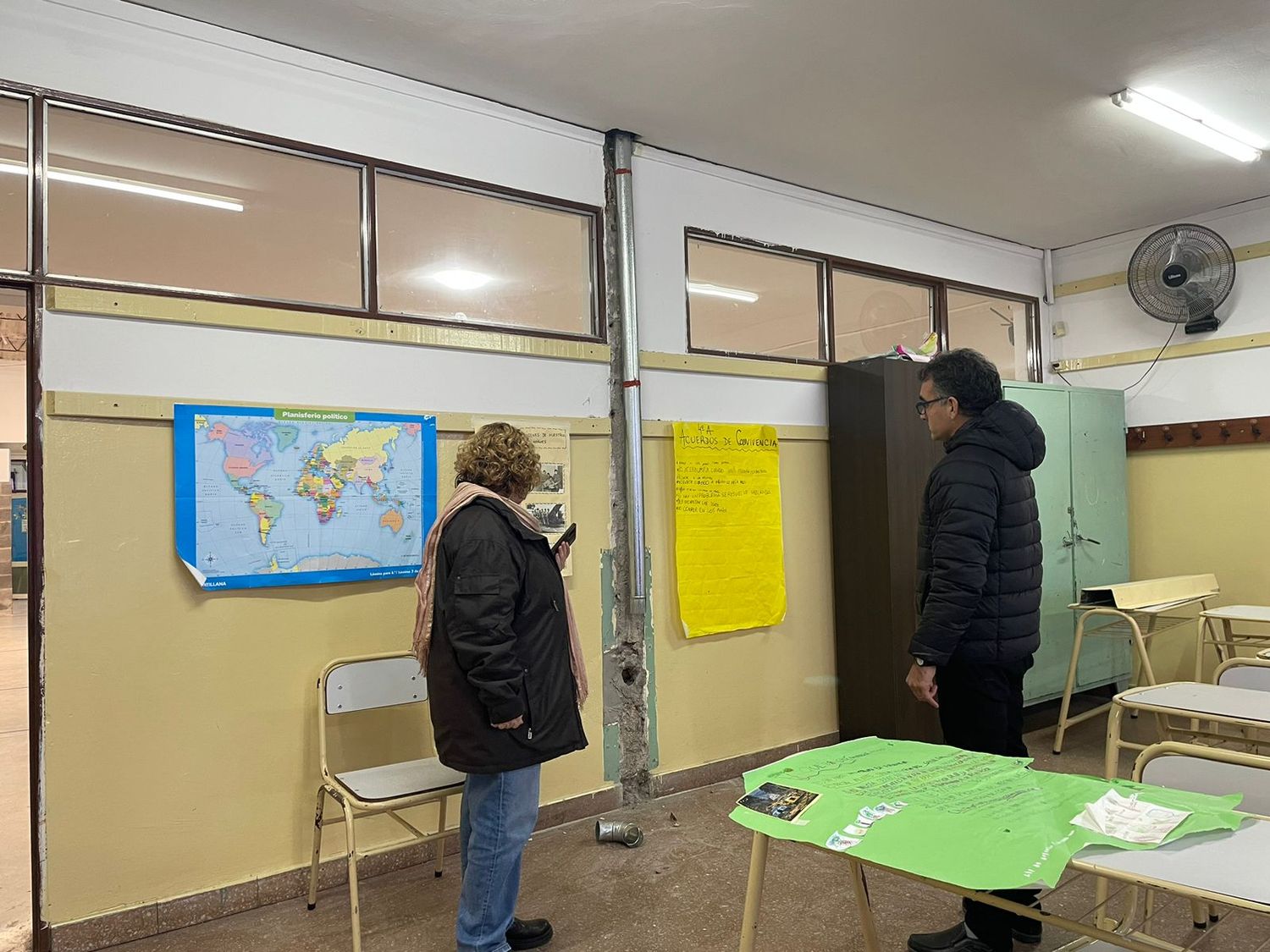 Tandil: se avanza con los trabajos para retomar las clases en la escuela 53