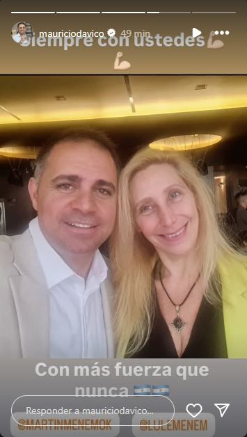 davico y karina milei